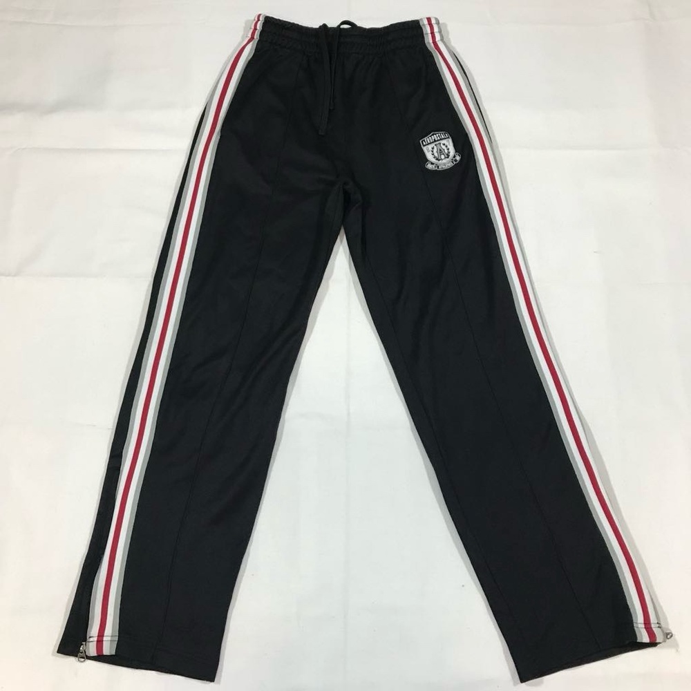 Vintage Aeropostale Mens Small Athletic Track Pants Ankle Zip Heavyweight Stripe